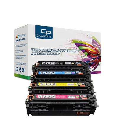 China COMPATIBLE Good Quality White Compatible Toner Cartridge 205A Cf530A Cf531A Cf532A Cf533A Pro MfpM180 181 Color LaserJet Printer for sale