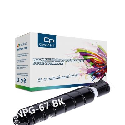 China COMPATIBLE CivoPrint NPG61 NPG65 NPG67 EXV43 47 49 copier toner cartridge for IR400if 500if IR C250i 350i C351if IRADV C3330 C3325 copier for sale