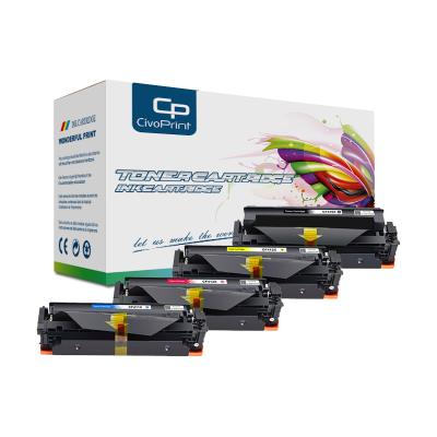 China Compatible Civoprint M452nw M477fdw M452dn M452dw M477fdn CF410X 410x CF410A 410A Compatible High Yield Laser Printer Color Toner Cartridge for sale