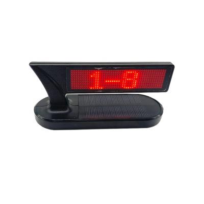 China Vechiles Solar Led Moving Number Mobile Phone Patter Message Text Display Led Car Dish for sale