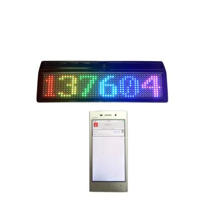 China New interior! factory direct sale full color with solar panel LED moving message display board for sale