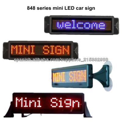 China Hot Product Car Display Sign Car Display Sign Scrolling Messages Led Car Display Screen For Adveritising Car Taxi Bus for sale