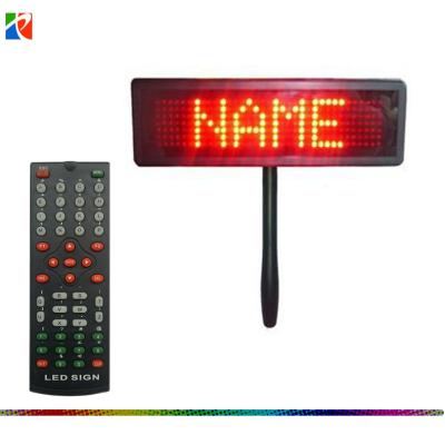 China LED DIP LED Indoor High Brightness Hot Selling Mono Red Built-in Lithium Battery Flag LED Paging LED Panel Billboard for sale