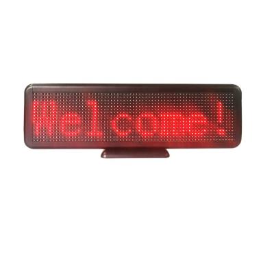 China Indoor Scrolling Message Queue Management WIFI / POE Communication LED Wireless Running Message Display Board for sale