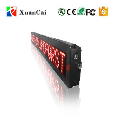 China Indoor& Semi outdoor indoor P7.62 7X95 single message link led display led electronic board /signs/displays for sale