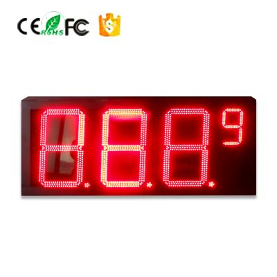 China Outdoor High Brightness , Low Cost , 24 Inch Led Gas Station Digital Price Board / Sign Board for sale