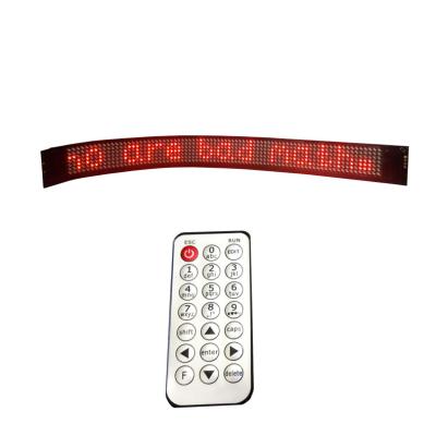 China Programmable Blue LED Flexible Mobile Message Tooth Controller and Cell Phone IR Remote Indoor Red Watch Band for sale