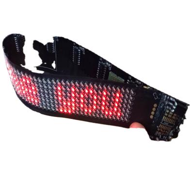 China Indoor FPC Soft Belt BT Phone App Programmable Red Flexible Mobile Message LED Sign for sale