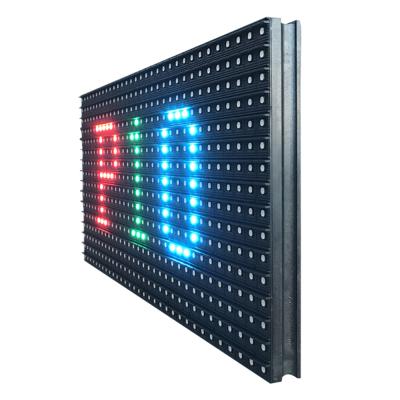 China Text Stickers P10 RGB High Brightness Outdoor LED Display Panel Unit Advertising Screen Module Hot Accessories for sale