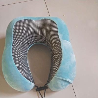 China New Anti-bacteria Soft Space Memory Foam Slow Bound Neck Rest Travel Pillow Solid Neck Health Care U Shape Cervical Pillow for sale