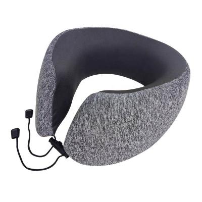 China Anti-Static Memory Foam Neck Pillow For Travel Provide Double Head Support Soft Neck Support Travel Pillow Kids Travel Pillow for sale