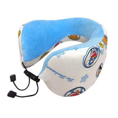 China Anti-Static Hot Selling Travel Pillow Memory Foam Head Neck Support Airplane Pillow For Car Traveling Home Office for sale