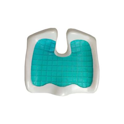 China Non-slip Orthopedic Anti-Static Gel Raised Cushion Gel And Memory Foam Coccyx Cushion For Tailbone Pain Office Chair Car Cushion for sale