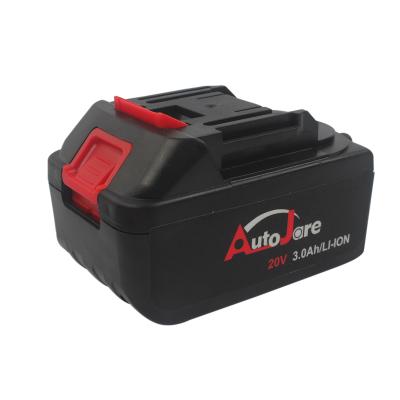 China Cordless Lithium Ion Replacement 18V Autojare Battery 3Ah 4Ah 5ah Drill Machine Tool Battery Pack 1800Mah-9000Mah for sale