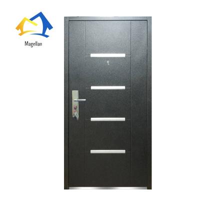 China South America Traditional Exterior Security Double-Layer Steel Door Entry System for sale