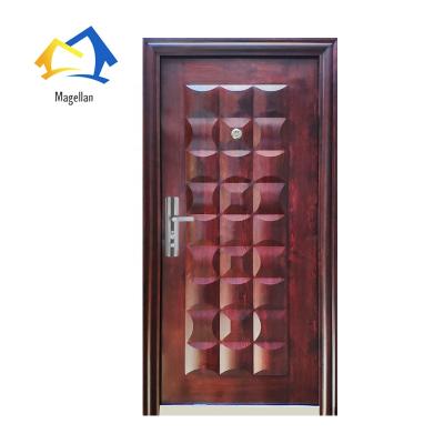 China Traditional Ghana Stainless Steel Security Door for sale