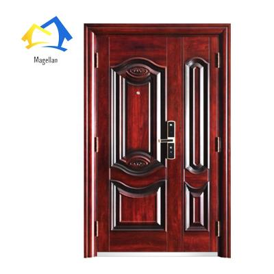 China Mother And Son Hot Entry Safety Metal One Swing Door And Steel Half Wallet Door for sale