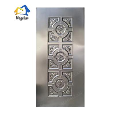 China Anti-theft metal mold stamped steel door wire and mother door skin molds for sale