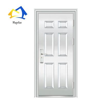 China Swing Metal Door Design Stainless Steel Grill Door With SS 304 Skin Plate for sale