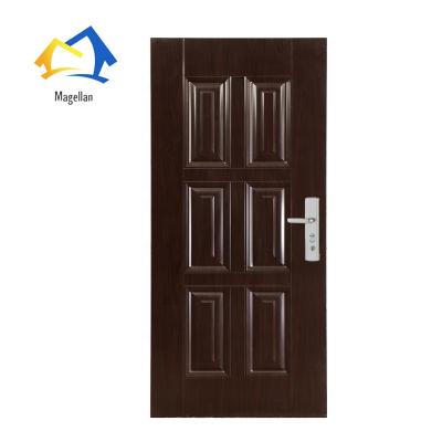 China American Steel Swing Door 2000x840/750mm Interior 6 Panel Front Room Doors for sale