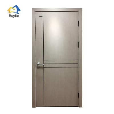 China Chinese hot sale anti-theft customized style pvc film coated interior mdf core door for bathroom for sale