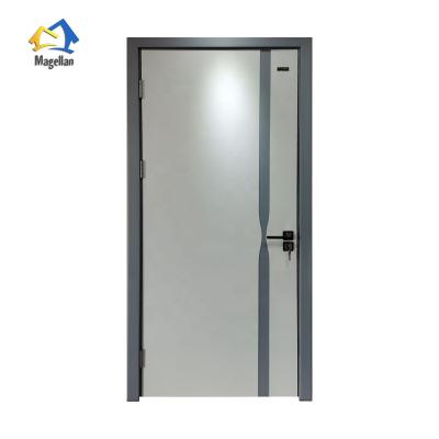 China 2022 Latest Magellan Designs Anti-theft Hot Sale Customized Style PVC Film Coated MDF Core Interior Door Kitchen Cabinet Door for sale