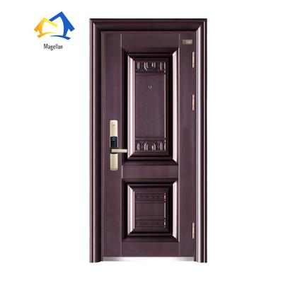 China Home Anti Theft Steel Door Interior Nigeria Soundproof Door for sale