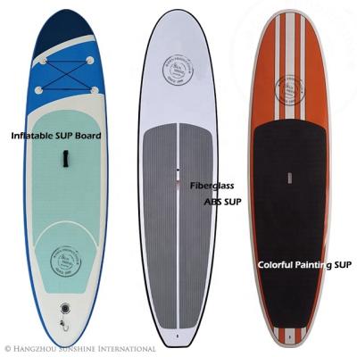 China Affordable Backing Paddle Board ABS SUP Board Inflatable Fiberglass Paddle Board for sale