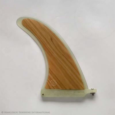 China Design Strong Amazing Bamboo Foam Stand Up Paddle Board Fin SUP Surfboard Fin for sale