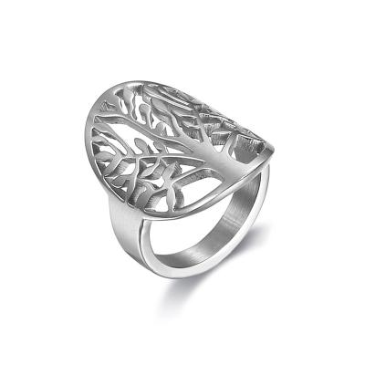 China Romantic Ring Declaration Commitment Anniversary Cocktail Party Stainless Steel Tree of Life for sale