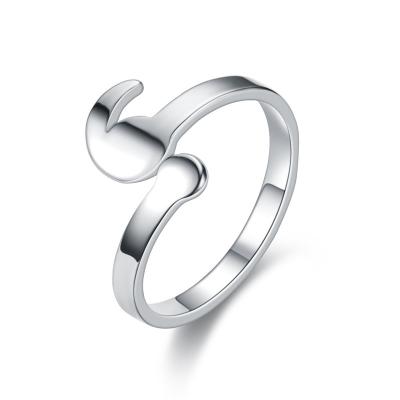 China Romantic Stainless Steel My Story Is Not Over Yet Semicolon Engagement Anniversary Graduation Ring for sale