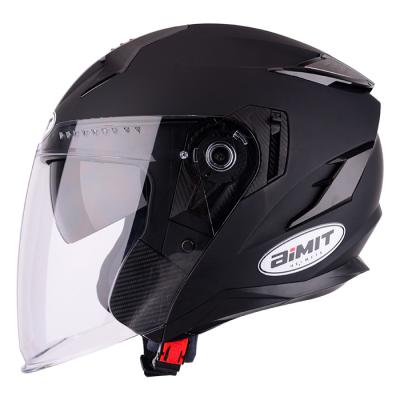 China High Quality Easy Wear Amiti DOT Approved ABS Material Open Face Helmets With Double Sun Visors Motorcycle Accessories for sale