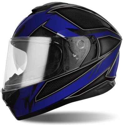 China Easy Wear DOT Approved Full Face Motorbike Cascos Motorcycle Helmet With Dual Lens for sale