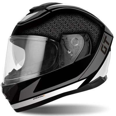 China Full Face Motorcycle Helmet DOT Approved Full Face Motorcycle Helmet With Double Sun Visors for sale