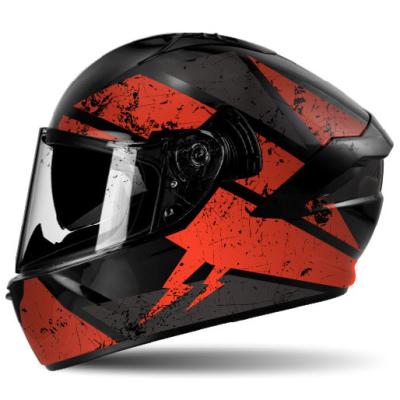 China Full Face Motorcycle Helmet 2021 New Design DOT Approved Double Visor Motorcycle Helmet for sale