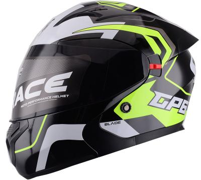 China Scratch Resistance 2022 Hot Sale Fashion Safty Flip Up Motorcycle Helmets for sale