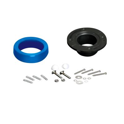 China Modern Waxless Easy Installation Toilet Kit Rubber Tank Roll On Bolts And Rubber Trim Plastic Flange for sale