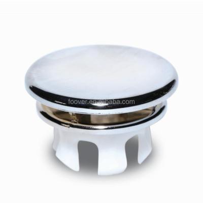 China Traditional Sanitary Ceramic Overflow Ring Hole Ring Overflow Basin Ring Cover Decorative Chrome Plating for sale