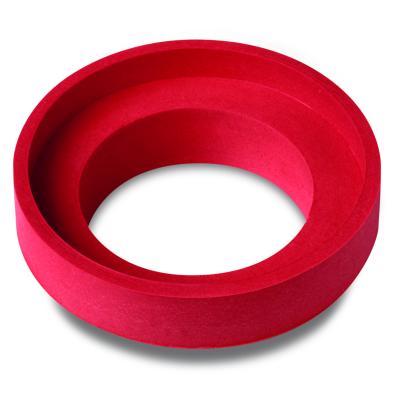 China Cistern-To-Bowl Gasket 2 Inch Sponge Rubber Gasket Red Gasket For Toilet Tank Rolls 2 Pieces Waxless Toilet Gasket for sale