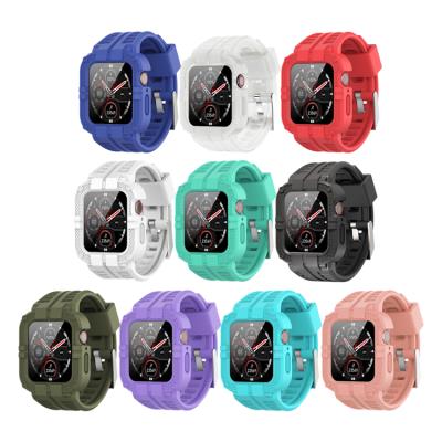 China Fashion Case Shockproof Band For Apple Watch 38/40mm Sport Strap Case For Man Watch 42/44mm Cover Device for sale