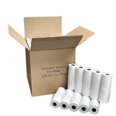 China High POS Machine ATM Machine Softness 57mm Thermal Paper Roll 2 1/4' 50