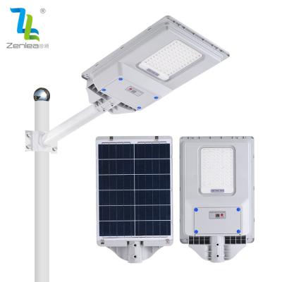 China Good Road Price ABS Ip65 Outdoor Waterproof Street Light 200w 300w All In One Integrated Led Solar Street Light for sale