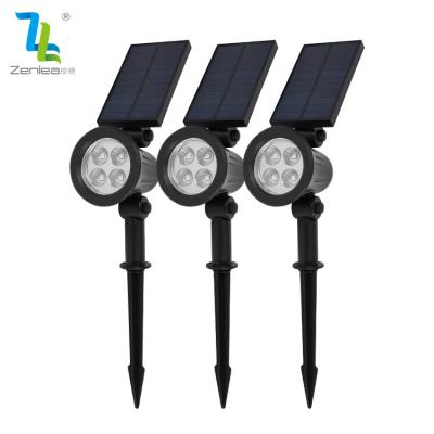 China Outdoor Waterproof IP65 Garden Park Adjustable Angle ABS 3w 4w 7w Separated Led Solar Garden Light for sale