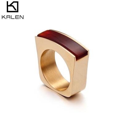 China Latest CLASSIC Fashion Gold Rings Design For Women Unique Rings Accessories Women Rings for sale