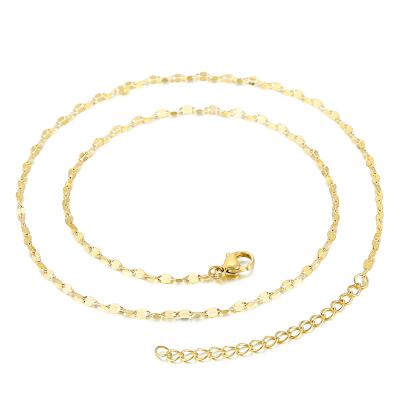 China Trendy Fashion Necklace Charm Link Chain Stainless Steel Jewelry Necklace for sale