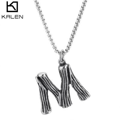 China Fashion Women Jewelry Accessories Stainless Steel Zircon Letter Chain Adjustable Pendant Necklace for sale