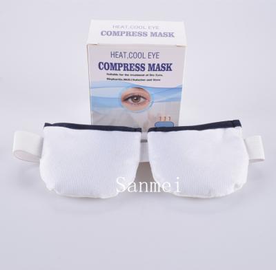 China Polyester Moist Heat Microwave Activated Eye Compress Relief Dry Eyes Washable And Reusable Eye Mask for sale