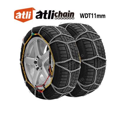 China SUV 12mm Clearance Alloy Steel WDT11mm Diamond 4x4 Diamond 4x4 Small Snow Chain for sale