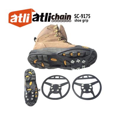 China Strip Anti Slip Ice Snow Grips Cleats Women Men Ice Spikers Grippers Walk Traction Cleats Spikers Ice Traction Slip On Boots Shoes for sale