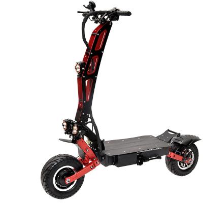 China 6000W Unisex 13 Inch Tire Drive 2 Dual Wheels E Scooters Off-Road Electric Scooters 60V 23AH Double Motor for sale